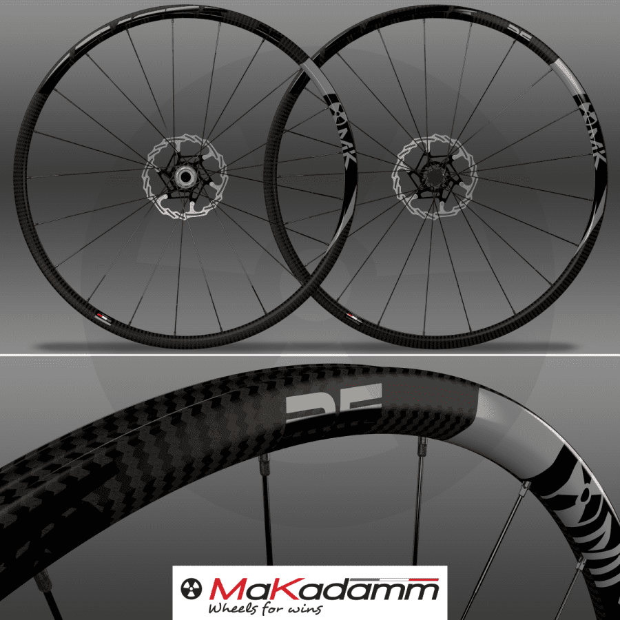 MaKadamm evora 25 disc xpremium à pneus - 1130gr la paire