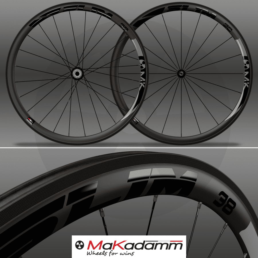 MaKadamm slim 38 premium à pneus 1232gr la paire